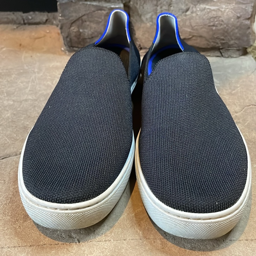 Rothy’s Size 10.5 Women’s Black Slip On Sneaker - Picture 4 of 8